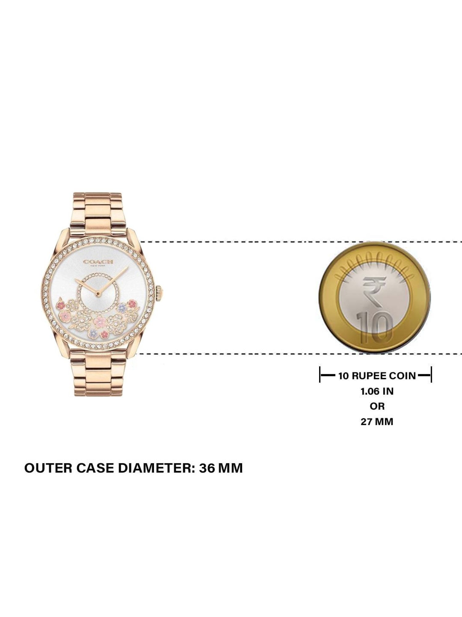 Coach NDCO14503776W Analog Watch for Women