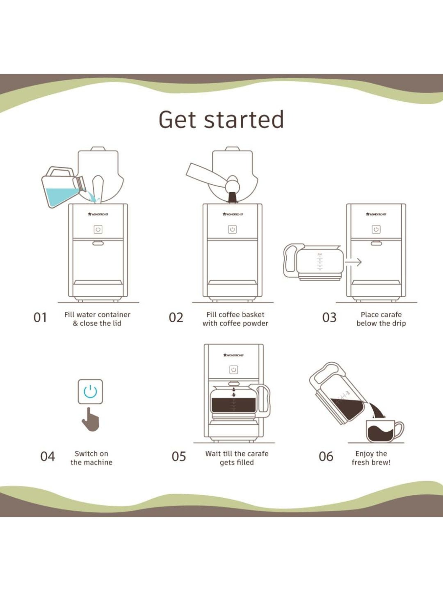 Wonderchef Regalia Capsule Coffee Machine with Frother (1400W, Black)