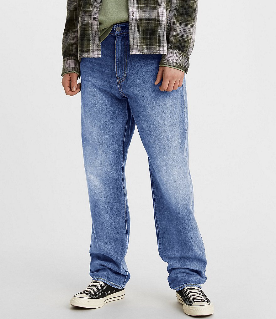 Silver Jeans Co. Gordie Loose Fit Dark Wash Subtle Whiskering Wash Jeans