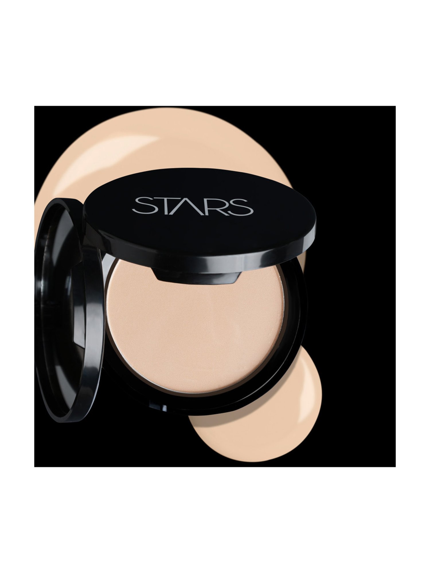 Stars Cosmetics Photo Fix Matte Finish 2 In 1 Powder + Face Make Up Foundation Tan - 9 gm