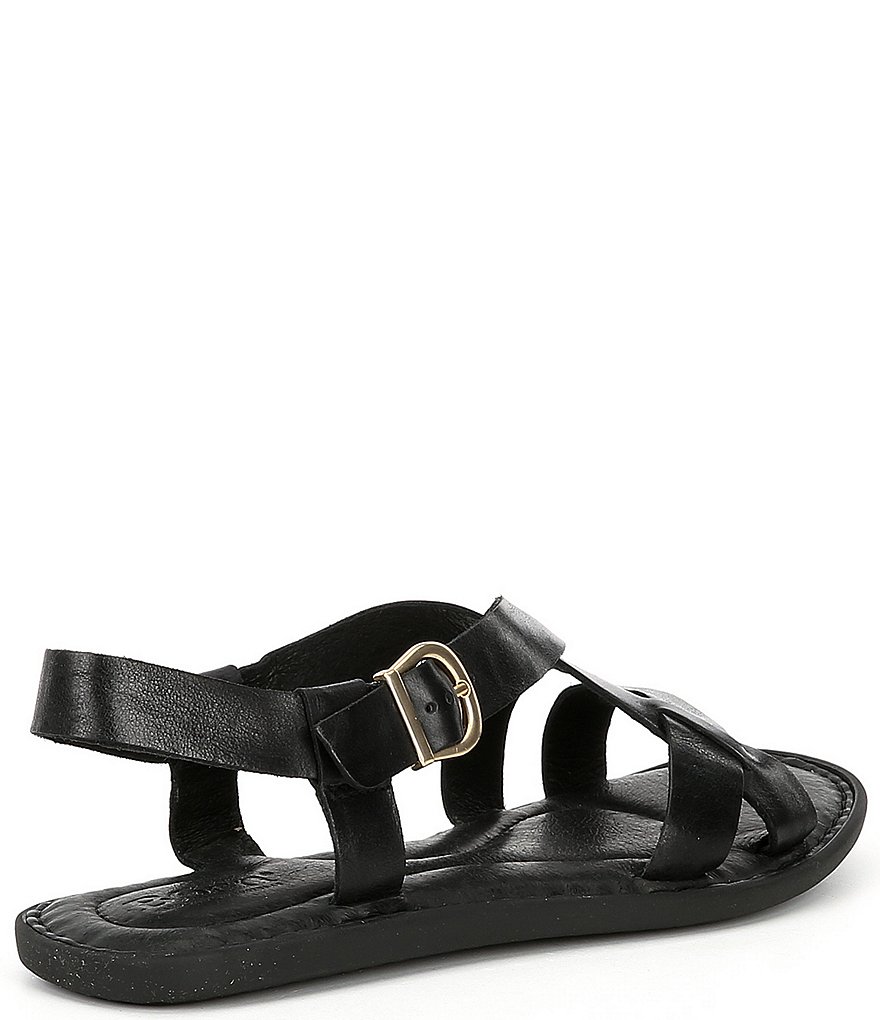 Born Ruben Banded Strappy Leather Sandals