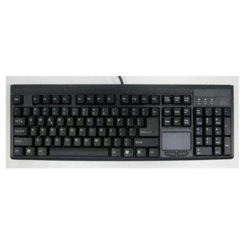 Solidtek ACK-540ALU Portable Mini Keyboard Aluminum PS/2 w/ Touch Pad