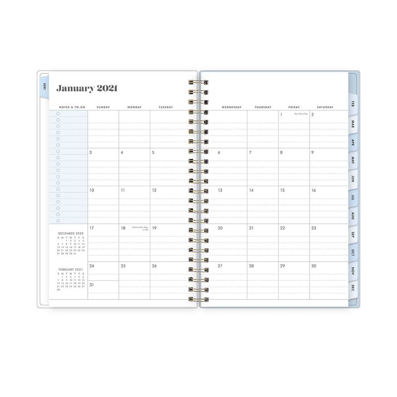 Undated Teacher Planner 8.5" x 11" Large Weekly Lesson Plan Book Botanical Floral - TF Publishing