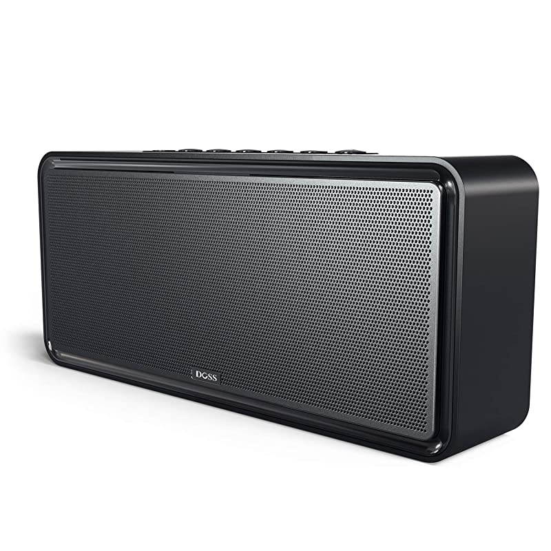 UpgradedBluetooth Home Speakers  SoundBoxXL 32W Bluetooth Speaker Louder Volume 20W Driver DSP Bass Technology with 12W Subwoofer Wireless Stereo Pairing Speaker for Indoor Outdoor Parties