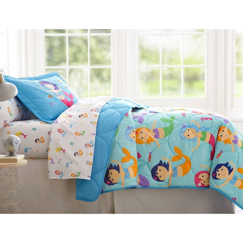 18" Mermaid Ombre Square Decorative Pillow - Material Girl