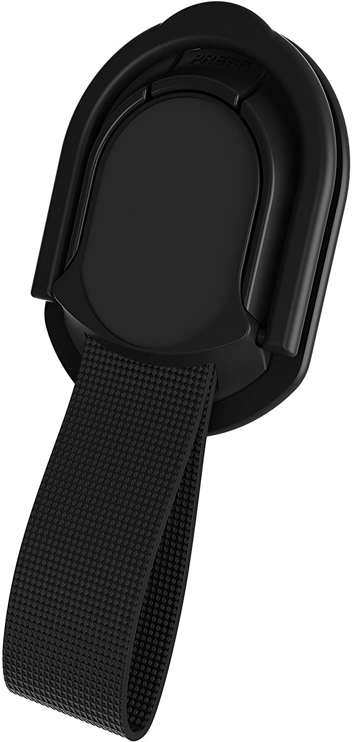 Ghostek Loop Phone Ring Holder Strap with Stand and Smartphone Car Holder Magnet Cute iPhone Grips for Women Perfect for Taking Selfies Removable for Wireless Charging Compatible - (Floral Fuchsia)