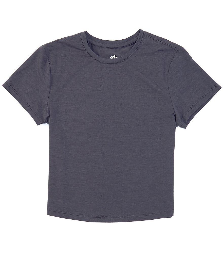 GB GB Girls Active Big Girls 7-16 Short Sleeve Tie-Dye Tee