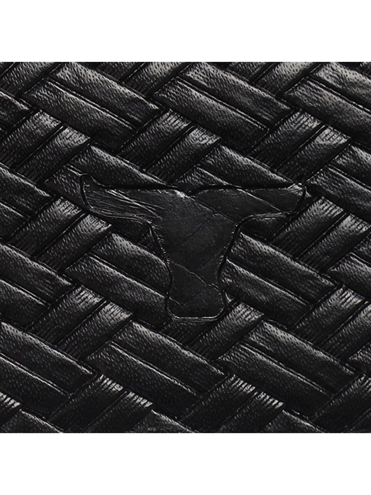 Bulchee Black & Maroon Leather Textured Reversible Belt