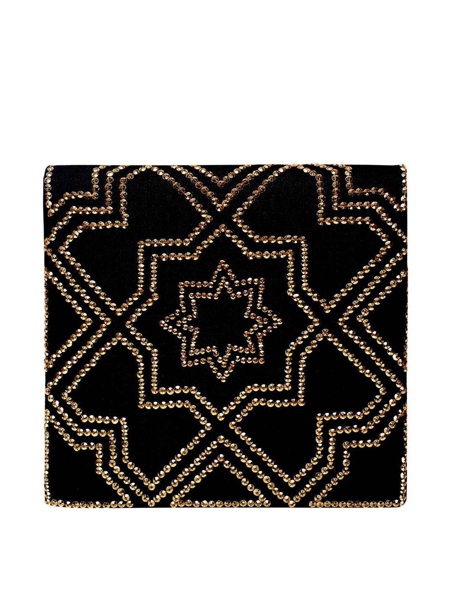 Tarini Nirula Black Silk Clutch