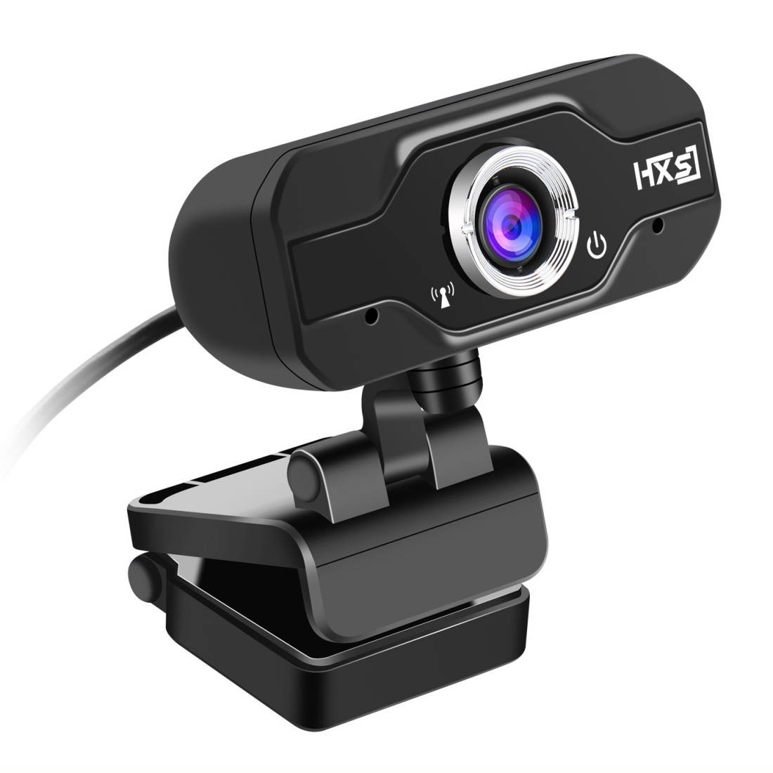 HXSJ S50 30fps 100 Megapixel 720P HD Webcam for Desktop / Laptop / Smart TV, with 10m Sound Cable