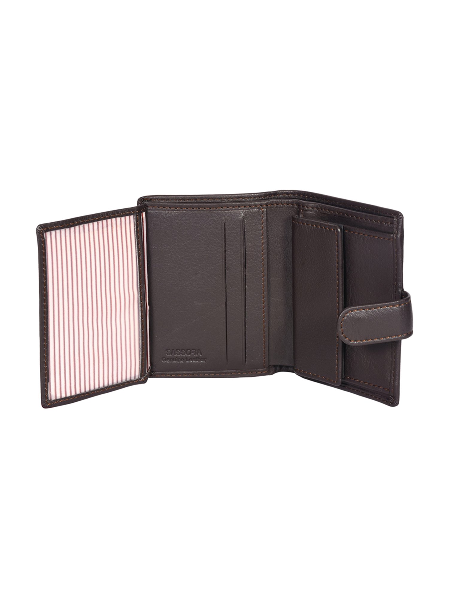 SASSORA Pablo Brown Small Leather Notecase