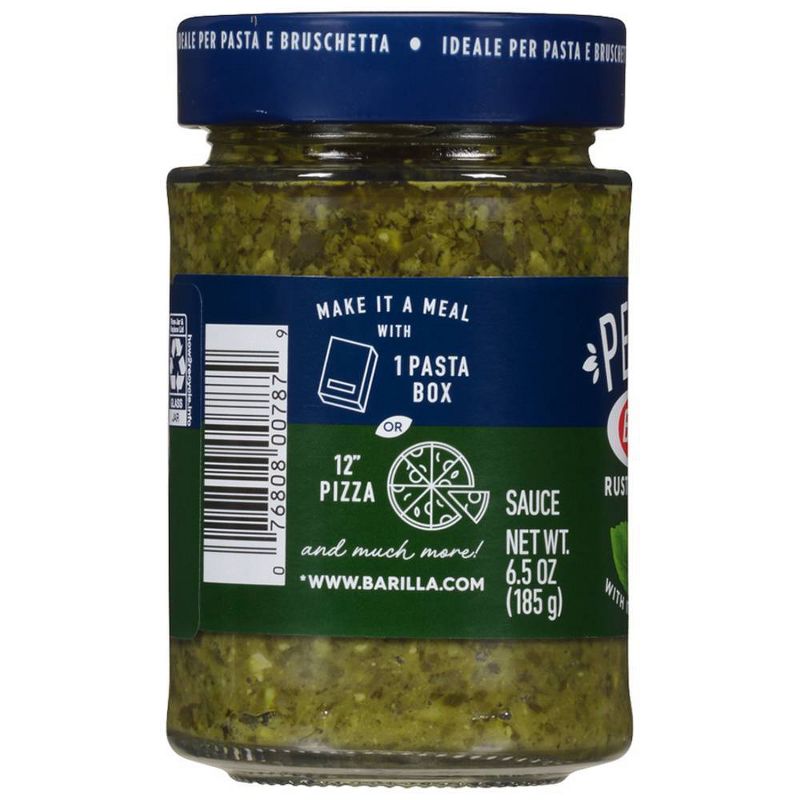 Barilla Rustic Basil Pesto Sauce 6.5oz