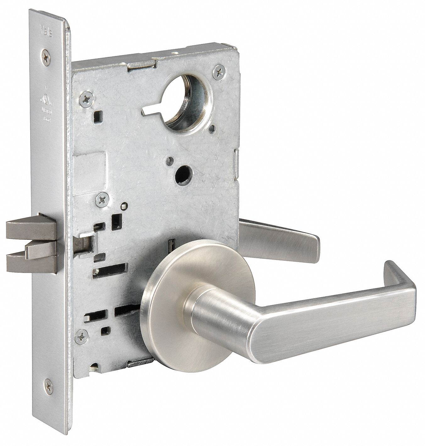 YALE AUR8801FL x 626 Lever Lockset,Mechanical,Passage,Grade 1