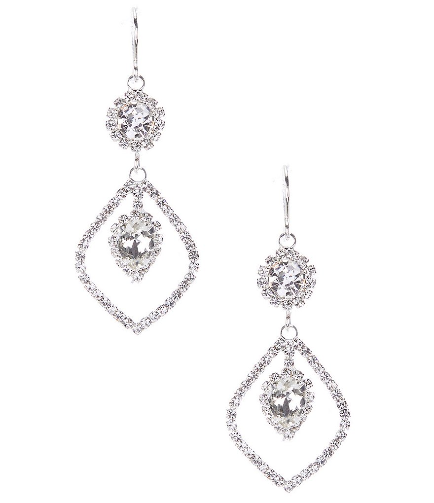 Cezanne Open Drop Chandelier Earrings