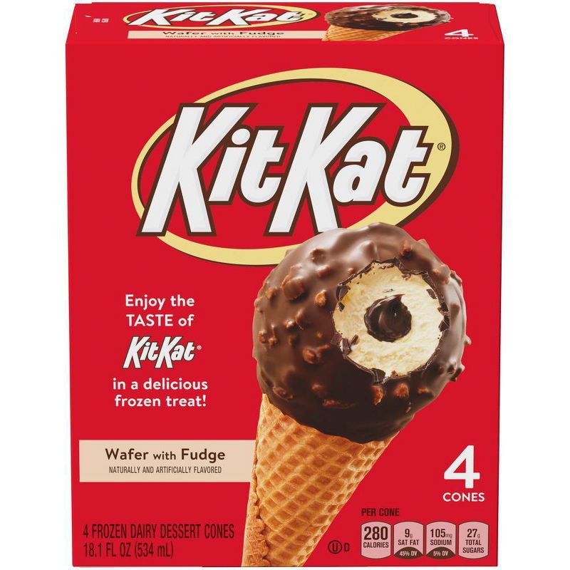 Kit-Kat Ice Cream Cone - 4ct