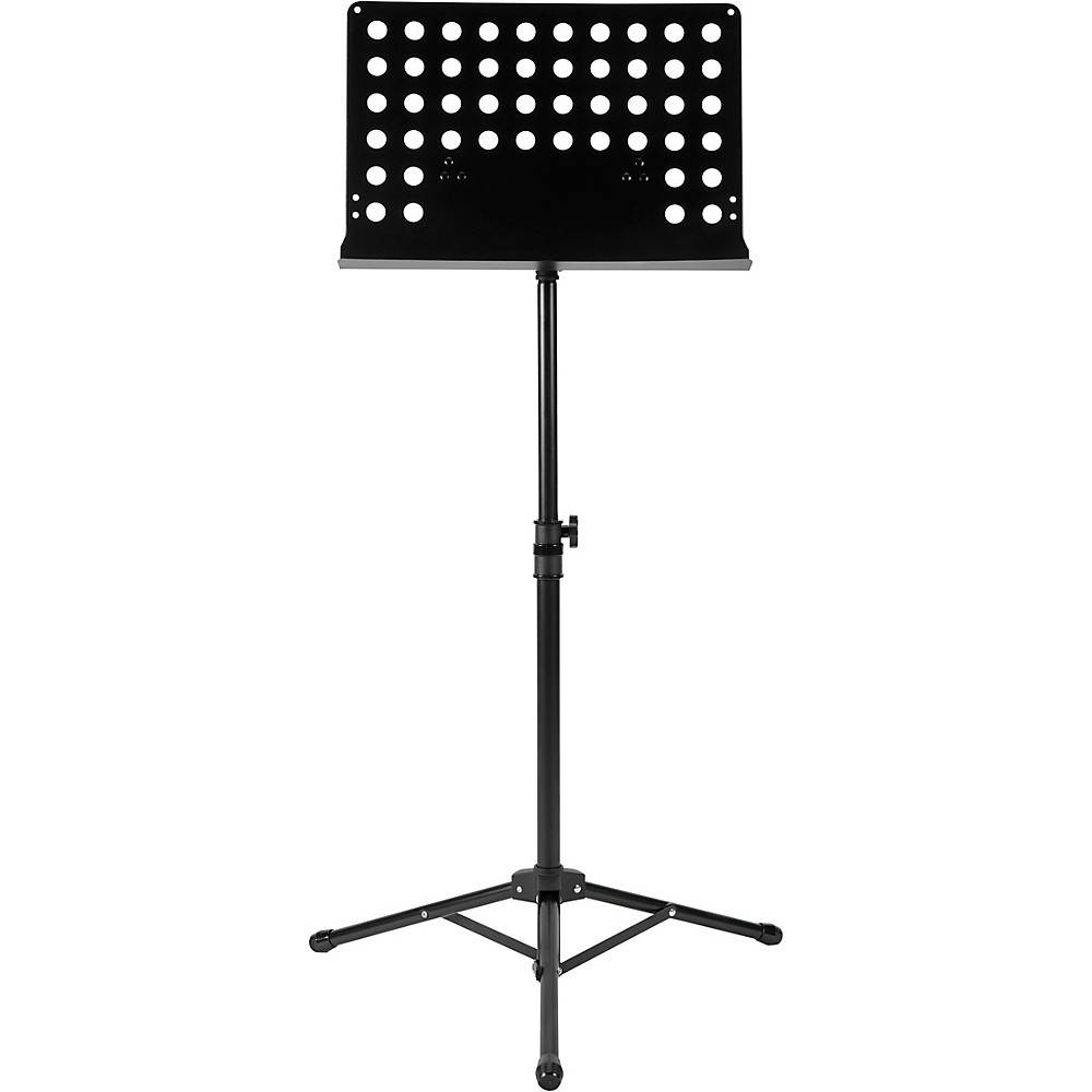 Musician's Gear Perforated Tripod Orchestral Music Stand Black