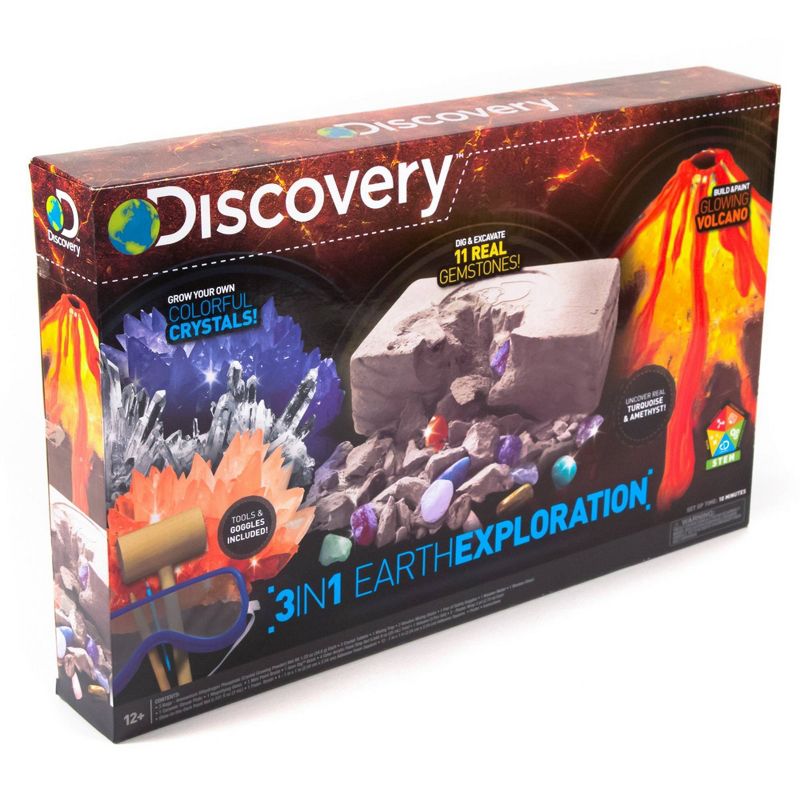 Discovery Kids 3-in-1 Earth Exploration Activity Kit