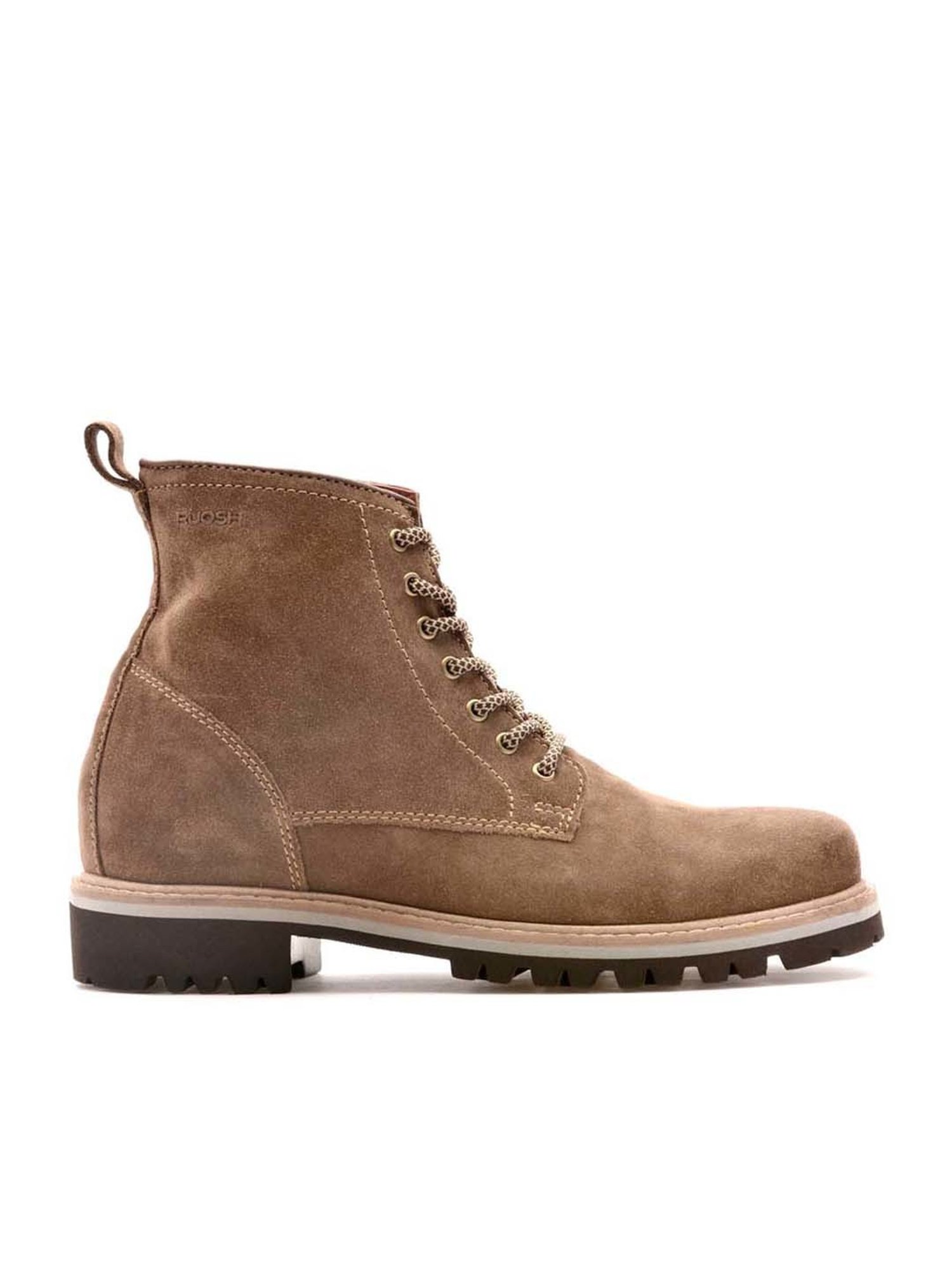 Ruosh Men's Tan Derby Boots