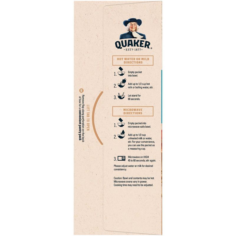 Quaker Instant Oatmeal Lower Sugar Variety Pack - 10ct