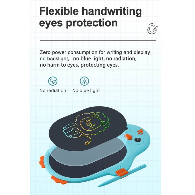 CHUYI 8.5 inch LCD Writing Tablet Electronic Graphic Board E Writer Paperless Digital Drawing Notepad for Home Office Writing Drawing