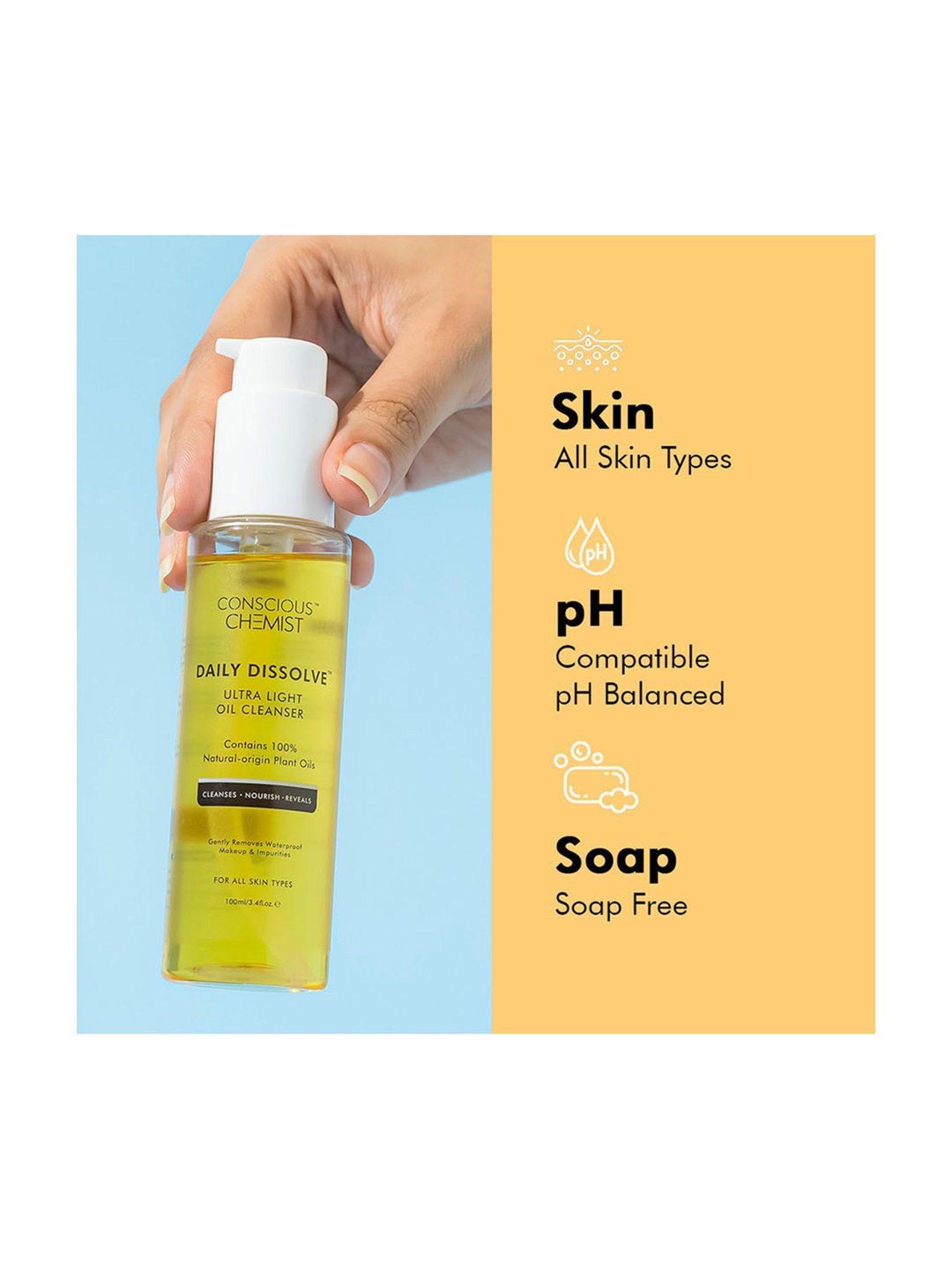 Conscious Chemist Daily Dissolve Cleansing Oil (Pack of 2)