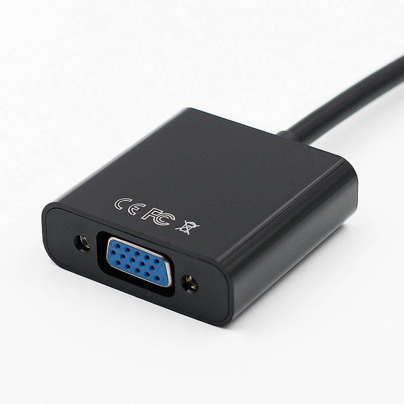 DisplayPort Display Port DP Male to VGA Female Cable Adapter Converter Black Male to Female for DisplayPort Enabled Desktops to Connect to VGA Displays for PC - Black