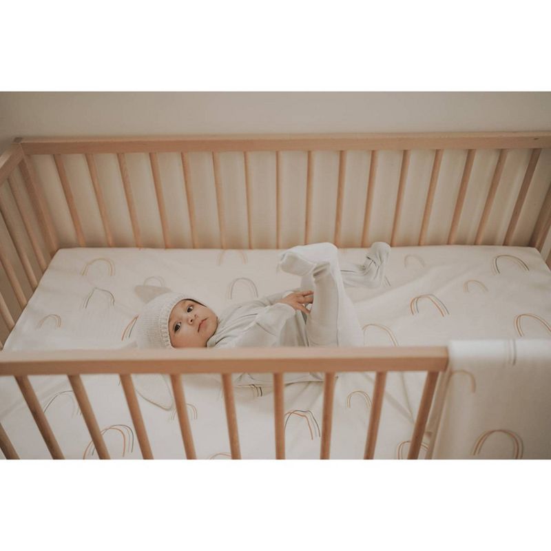 Goumi Rainbow Organic Bedding Set - 3pc - White