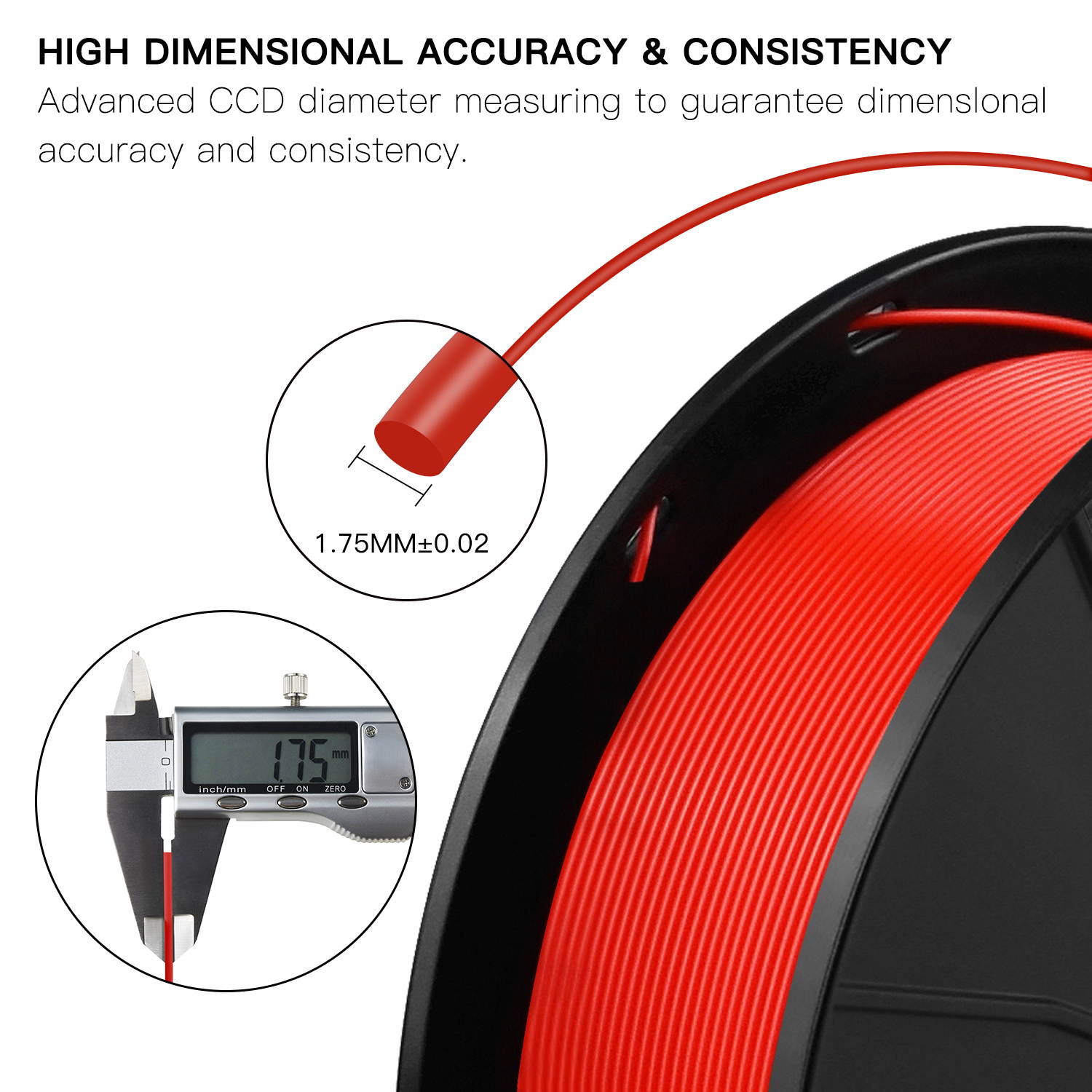 1kgPLA/ABS Filament 1.75MM Plastic Rubber Consumables Material 3D Carbon Fiber 3D Filament 1.75 Impressora 3D Filament For 3D Print