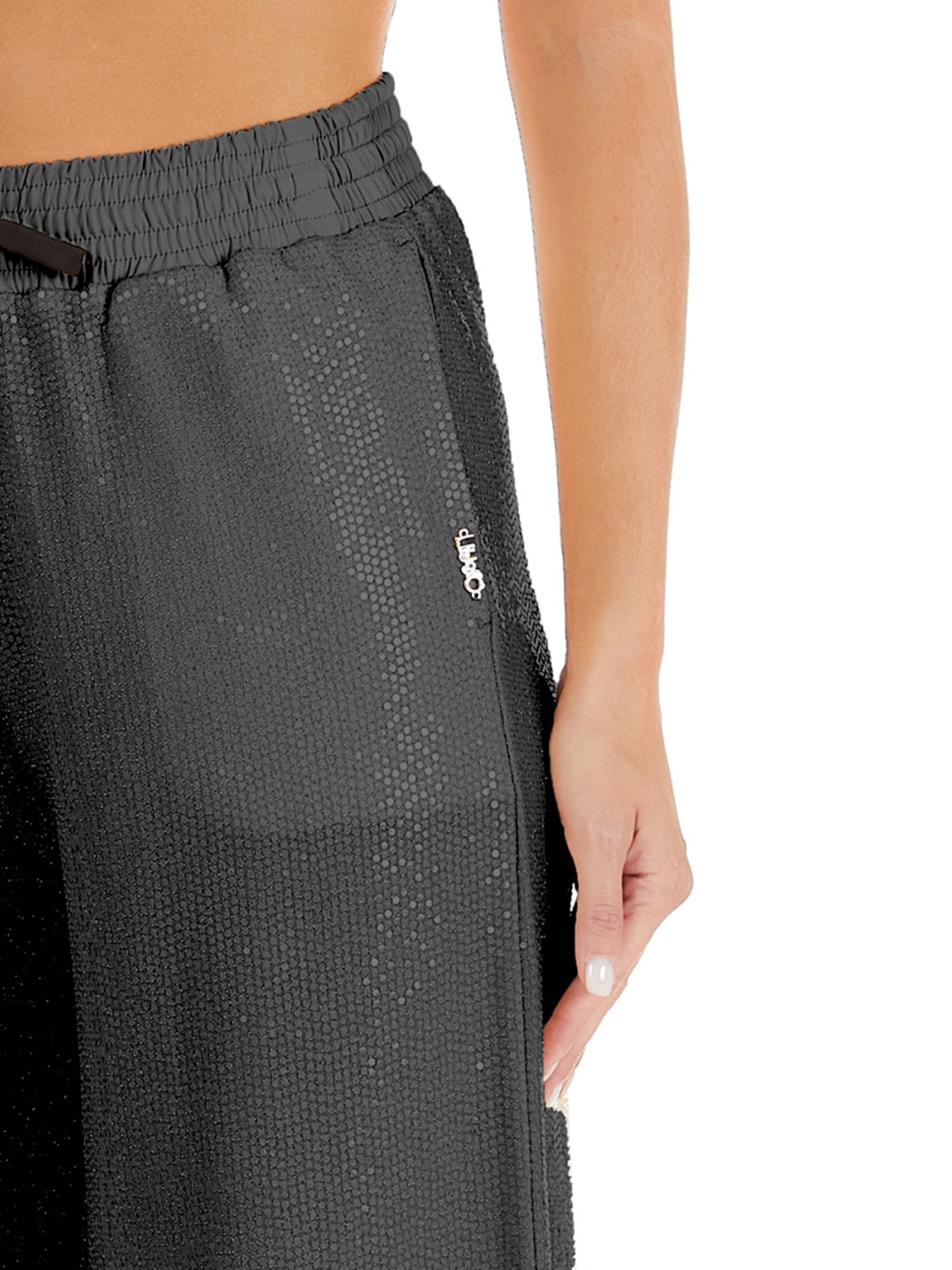 Liu Jo Nero Regular Fit Drawstring Trousers