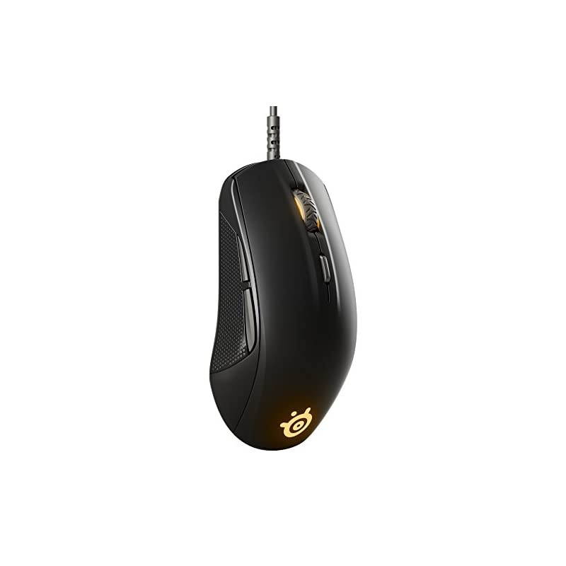 Rival 110 Gaming Mouse 7200 CPI TrueMove1 Optical Sensor Lightweight Design RGB Lighting