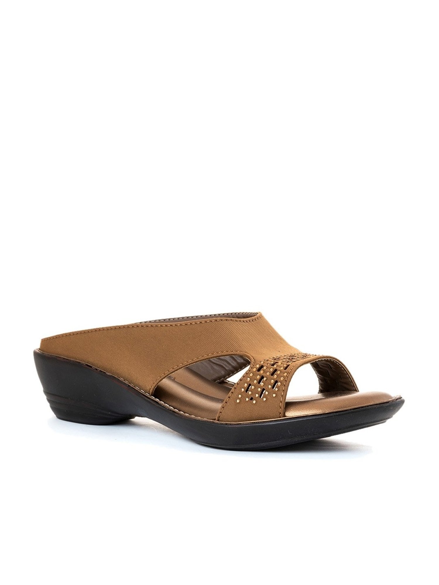 Khadim Women's Brown Casual Wedges