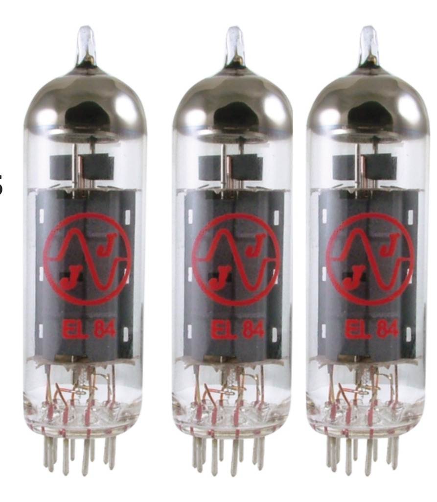 Tube Set - for Bogner Metropolis 15 JJ Electronics