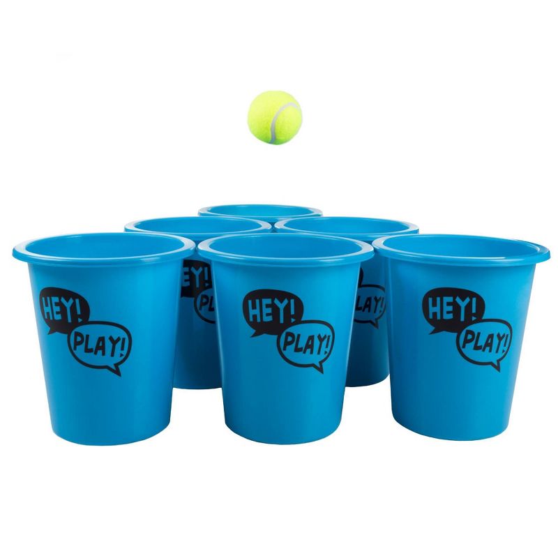 Hey! Play! Kids' and Adults Large Pong Outdoor Game Set