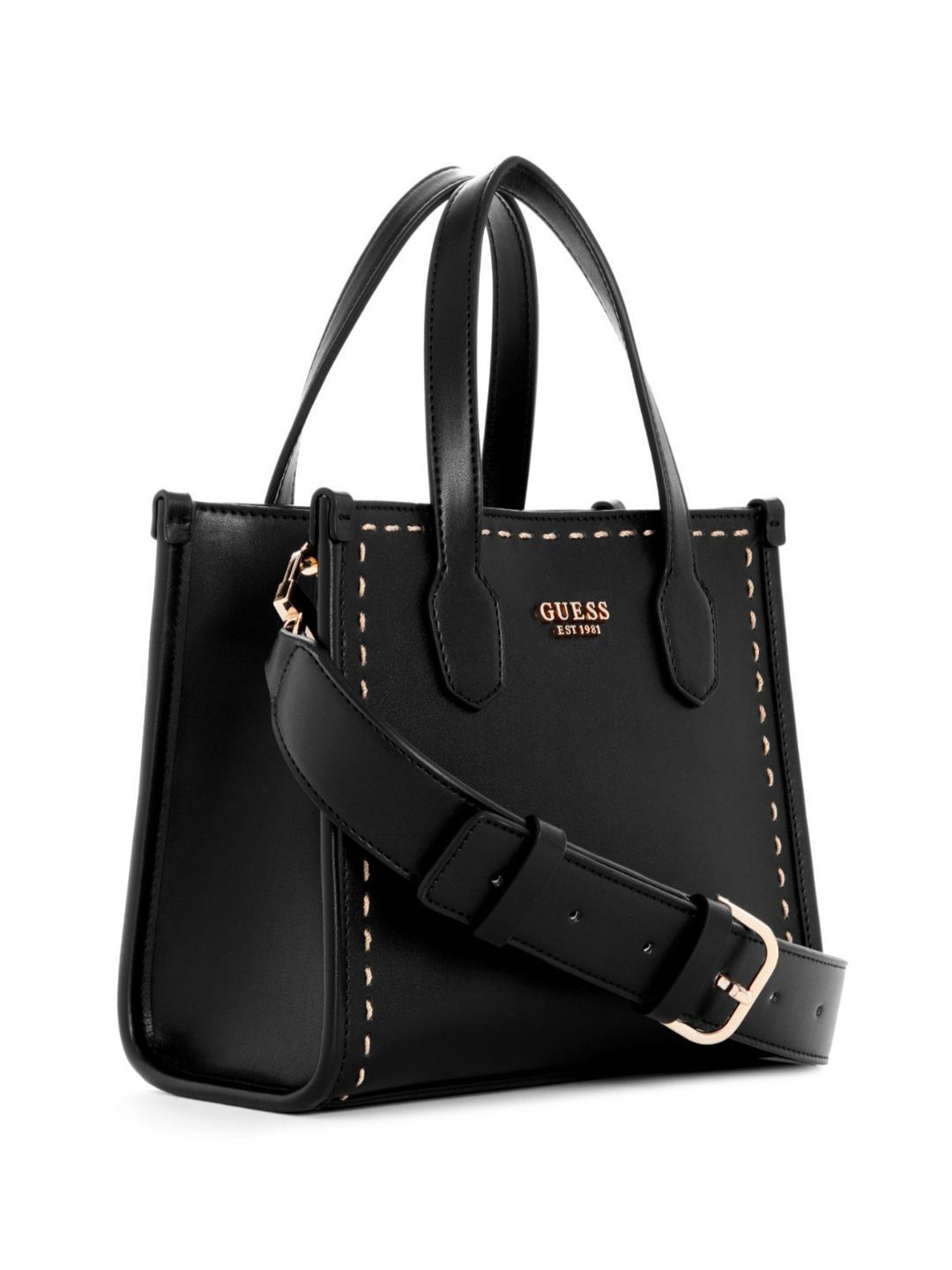 GUESS Black SILVANA Medium Tote