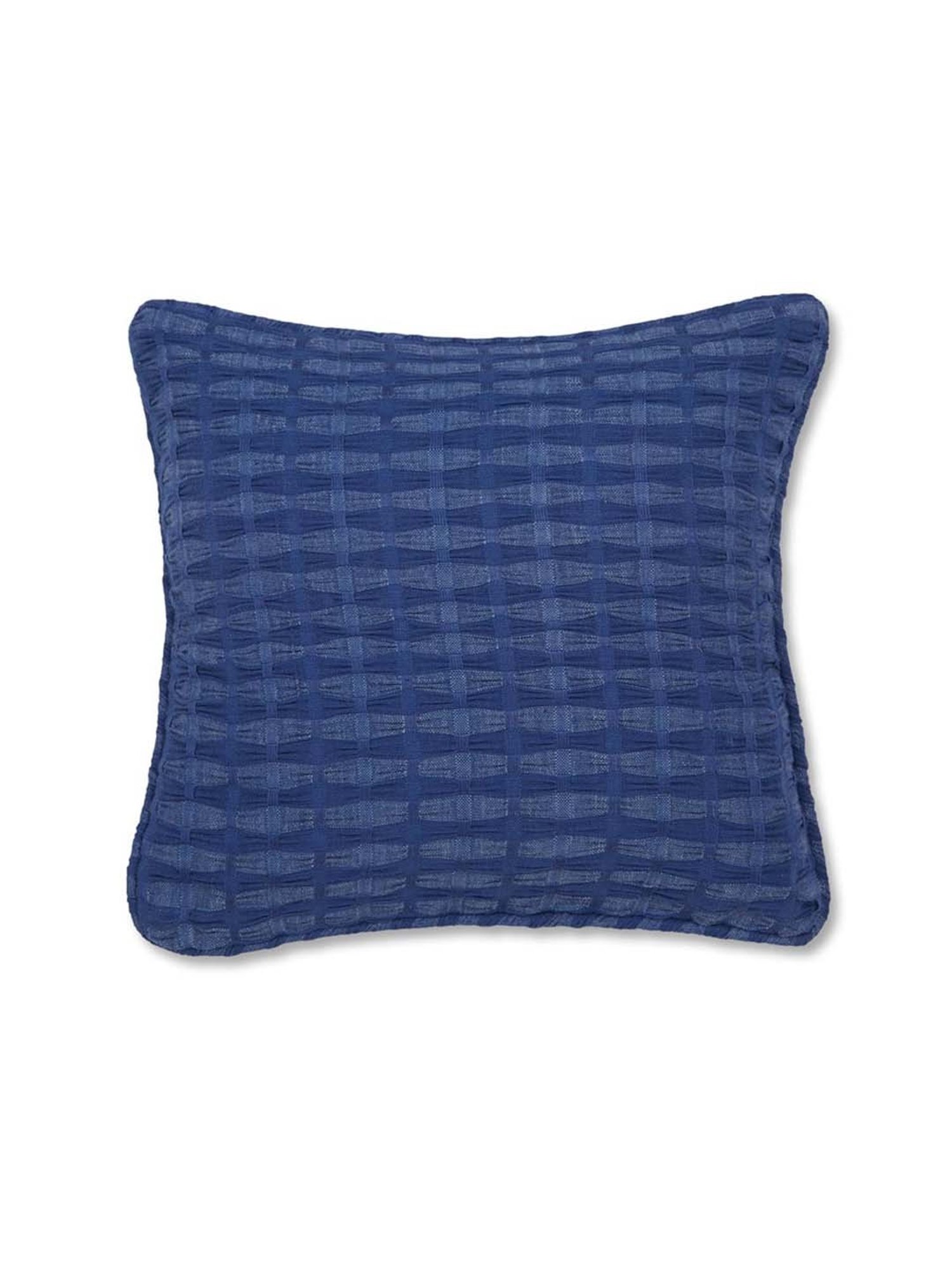 Fabindia Home Deepali Navy 215 GSM Cotton Cushion Cover