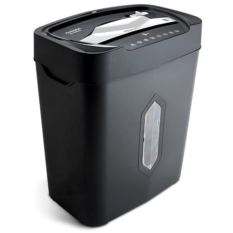 AU1230XA AntiJam 12Sheet Crosscut Paper and Credit Card Shredder with 52gallon Wastebasket