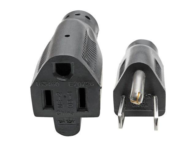 1M 16AWG Heavy Duty Power Extension Cord Power Extension Cable 3 Feet 1 Meters 3 Conductor NEMA 515P to NEMA 515R 13 Amp Power Cable ED70906