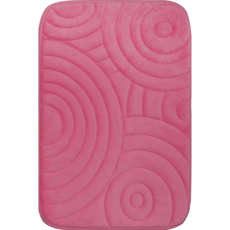 20"x30" Indulgence Bliss Bath Mat Pink - Home Dynamix