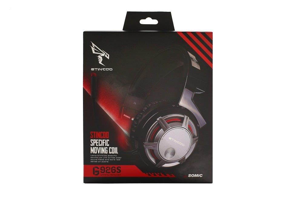 SOMIC G926S 3.5mm Stereo Gaming Headset for PC,Laptop,Phone,PS4,XboxOne Over Ear Wired Headphone with Mic, On Ear Volume Control