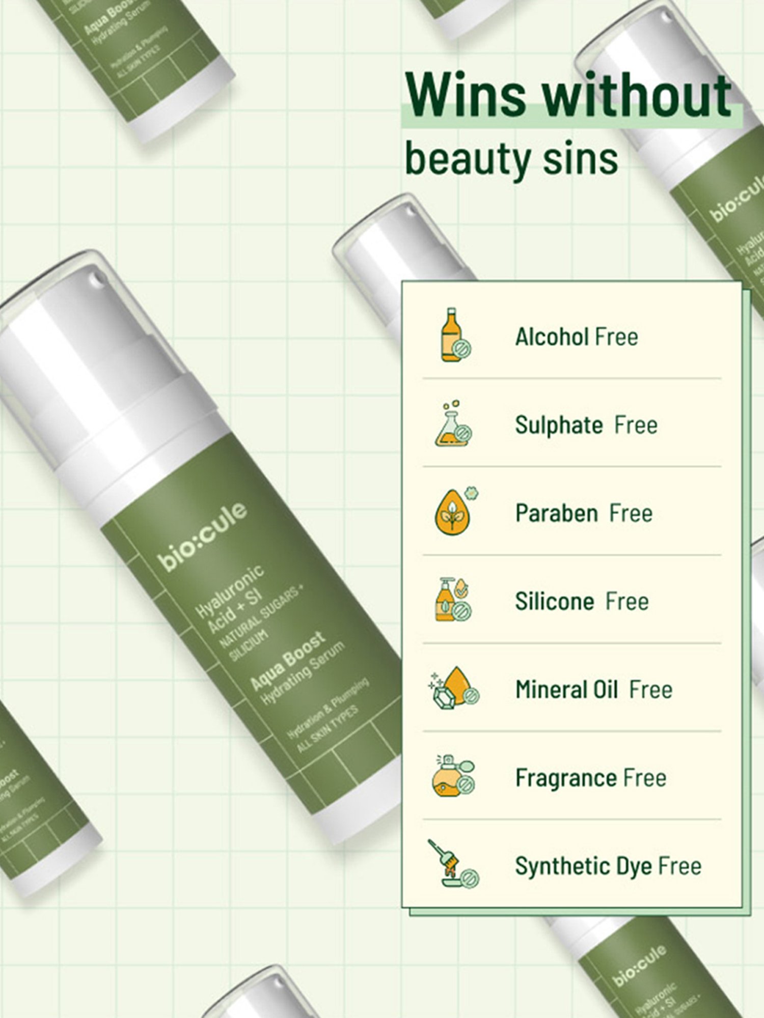 Biocule Aqua Boost Hydrating Serum - 30 ml