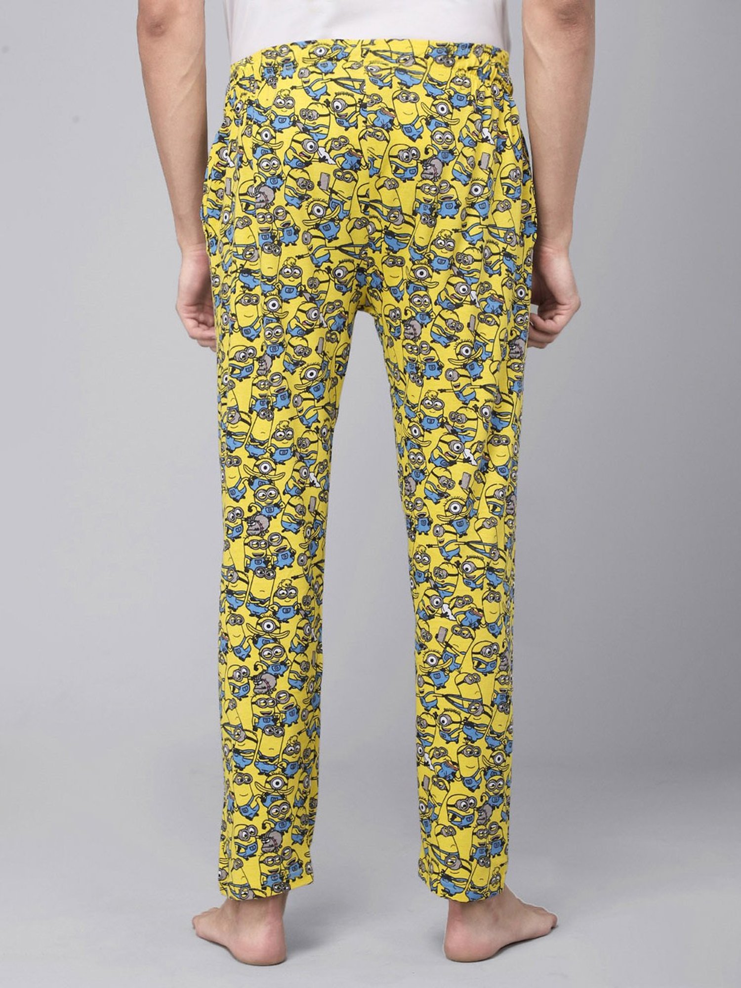 Free Authority Minions Printed Regular Fit Pyjamas