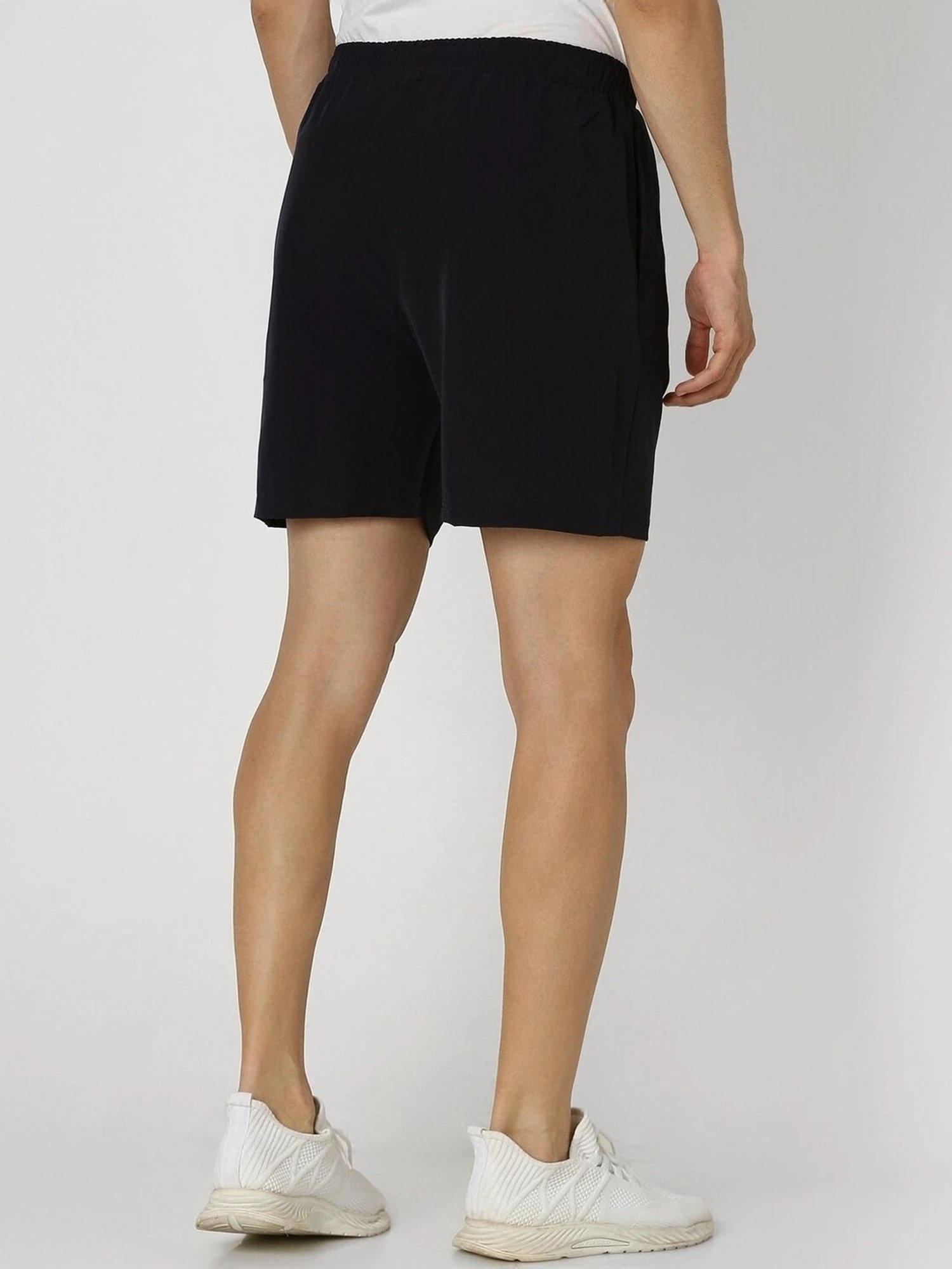 Van Heusen Navy Regular Fit Shorts