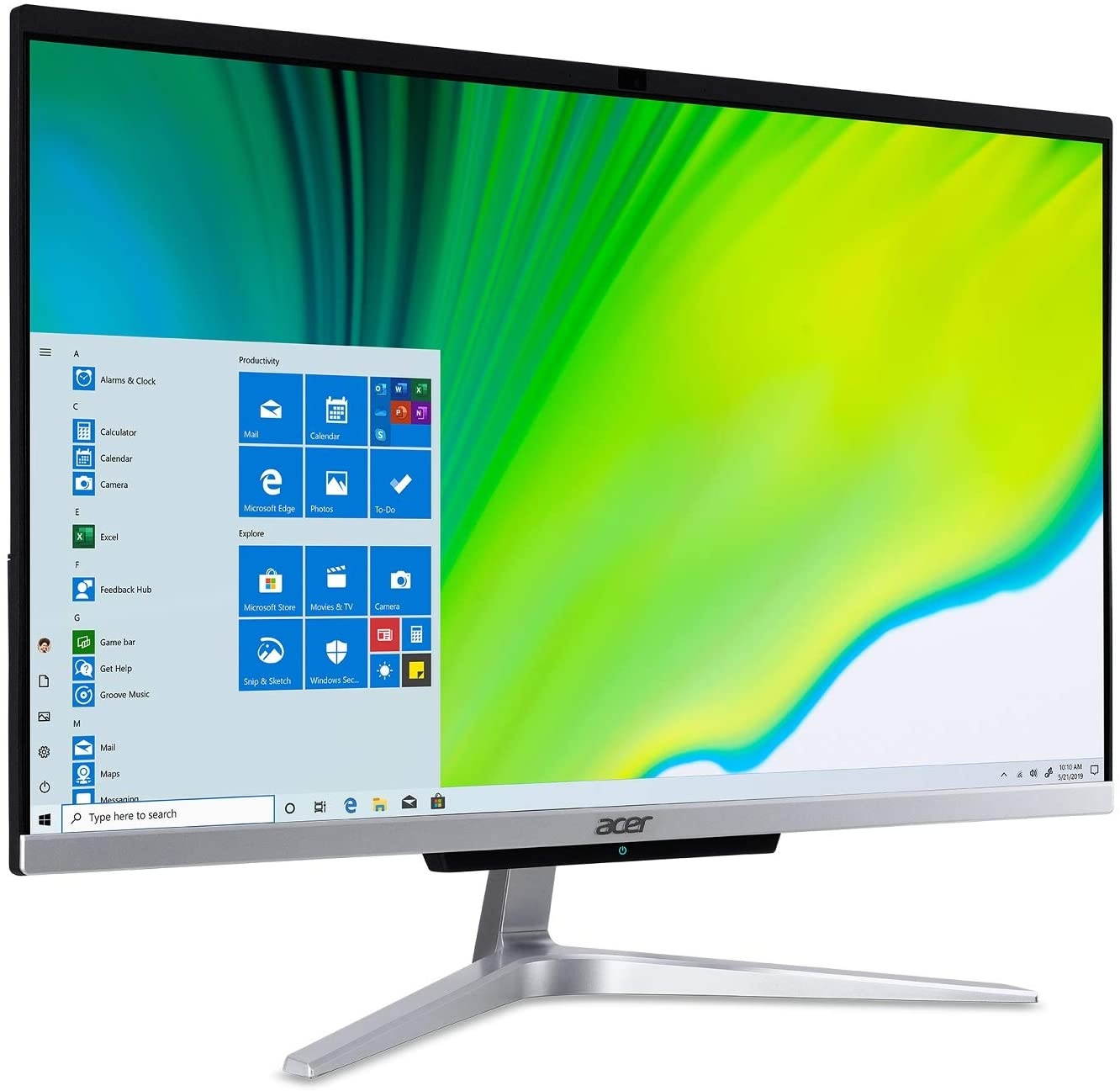 Acer Aspire C 24 - 23.8" AIO Intel Core i3-1005G1 1.2GHz 8GB Ram 512GB SSD W10H
