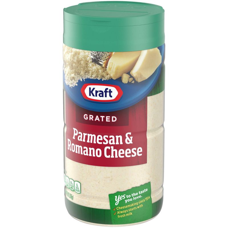 Kraft 100% Grated Parmesan & Romano Cheese 8oz
