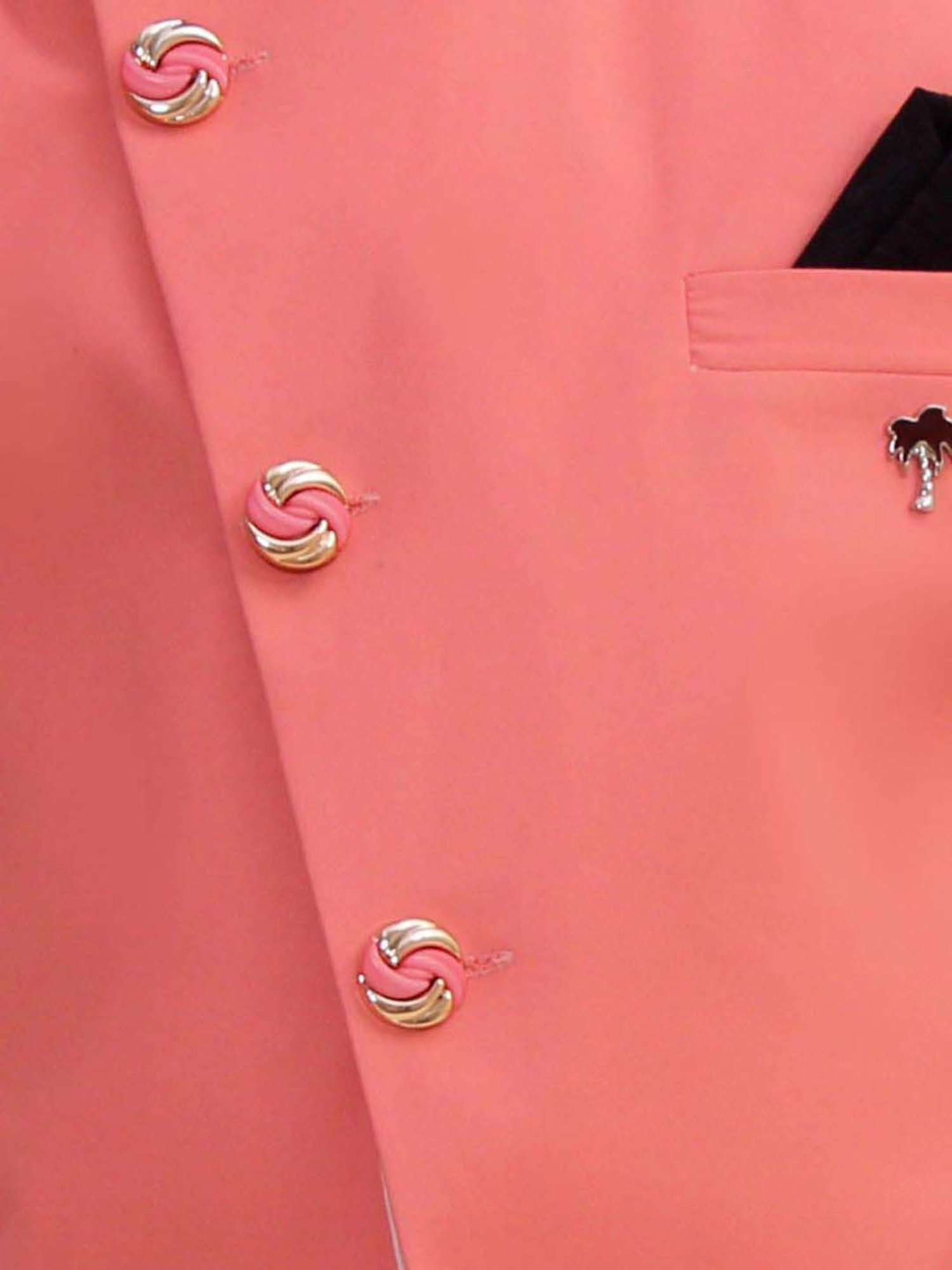 Fourfolds Boys Pink Solid Full Sleeves Clothing Set