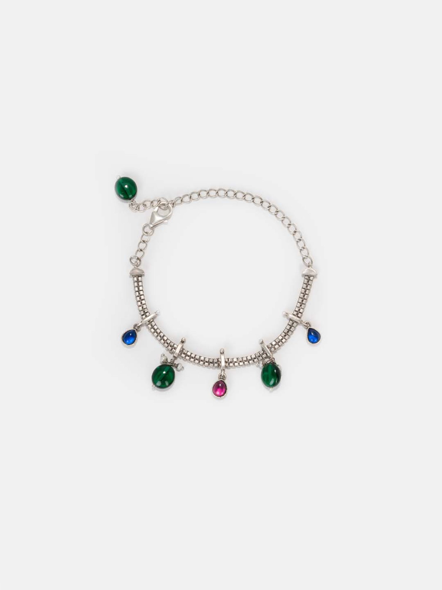 Shaya Feeling Porlu Oxidized Bracelet in 925 Silver