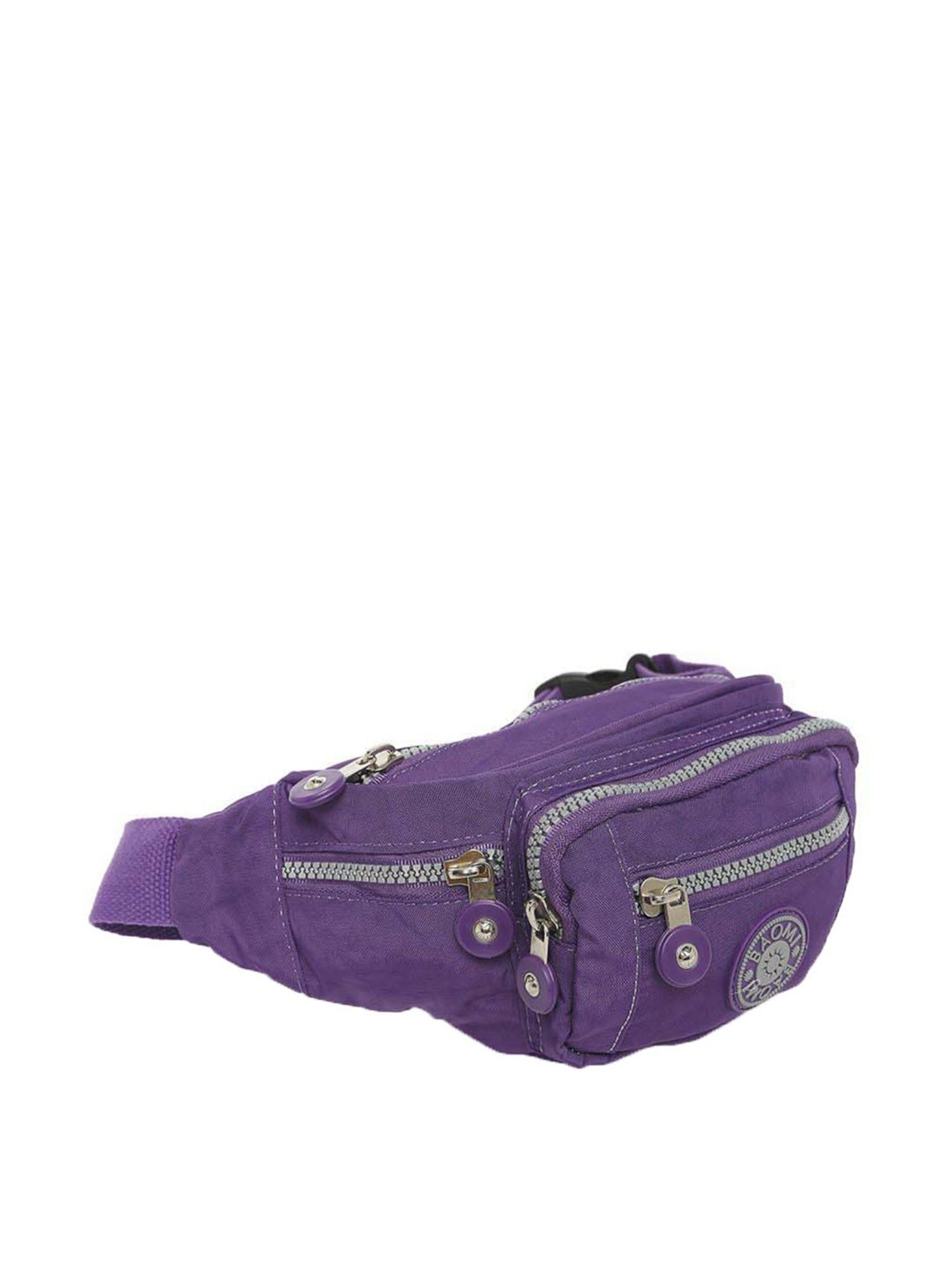 Baomi Purple Solid Waist Pouch