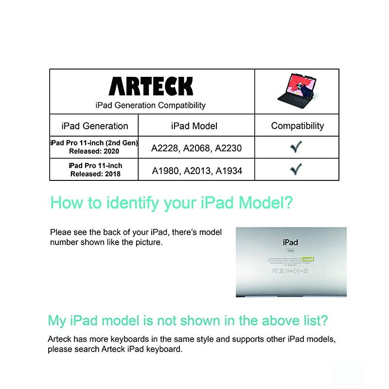 iPad Pro 11inch iPad Pro 2020 Keyboard UltraThin Bluetooth Keyboard with Folio Full Protection Case for Apple iPad Pro 11inch 2nd Generation 2020 and iPad Pro 11inch 2018