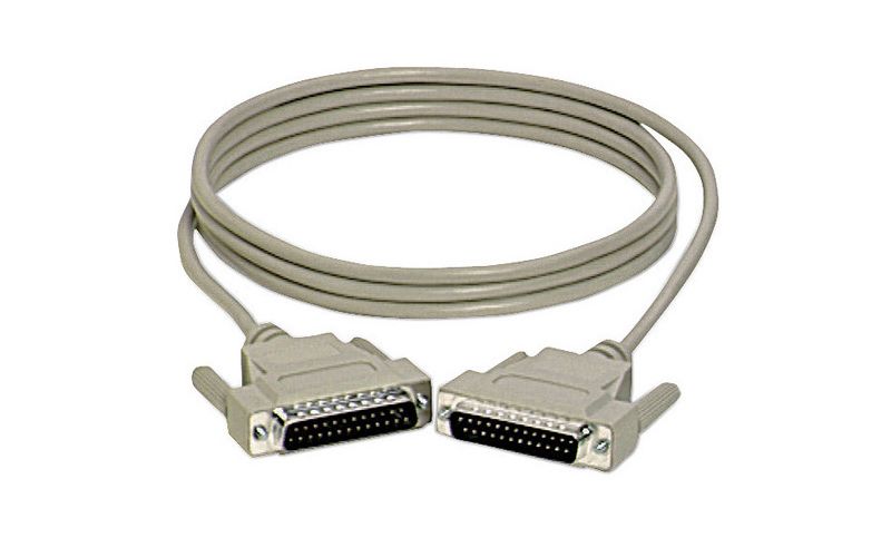 Black Box Universal Serial Cable - DB-25 Female Serial - DB-9 Female Serial - 10ft