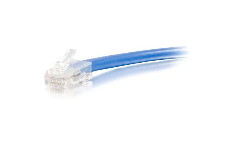 C2G-100ft Cat5e Non-Booted Unshielded (UTP) Network Patch Cable - Blue - Category 5e for Network Device - RJ-45 Male - RJ-45 Male - 100ft - Blue